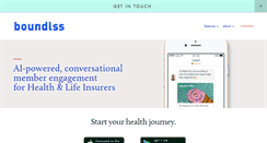Desktop Screenshot of boundlss.com